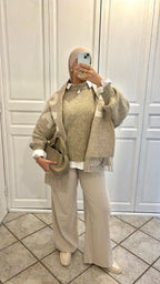 Pull oversize en laine