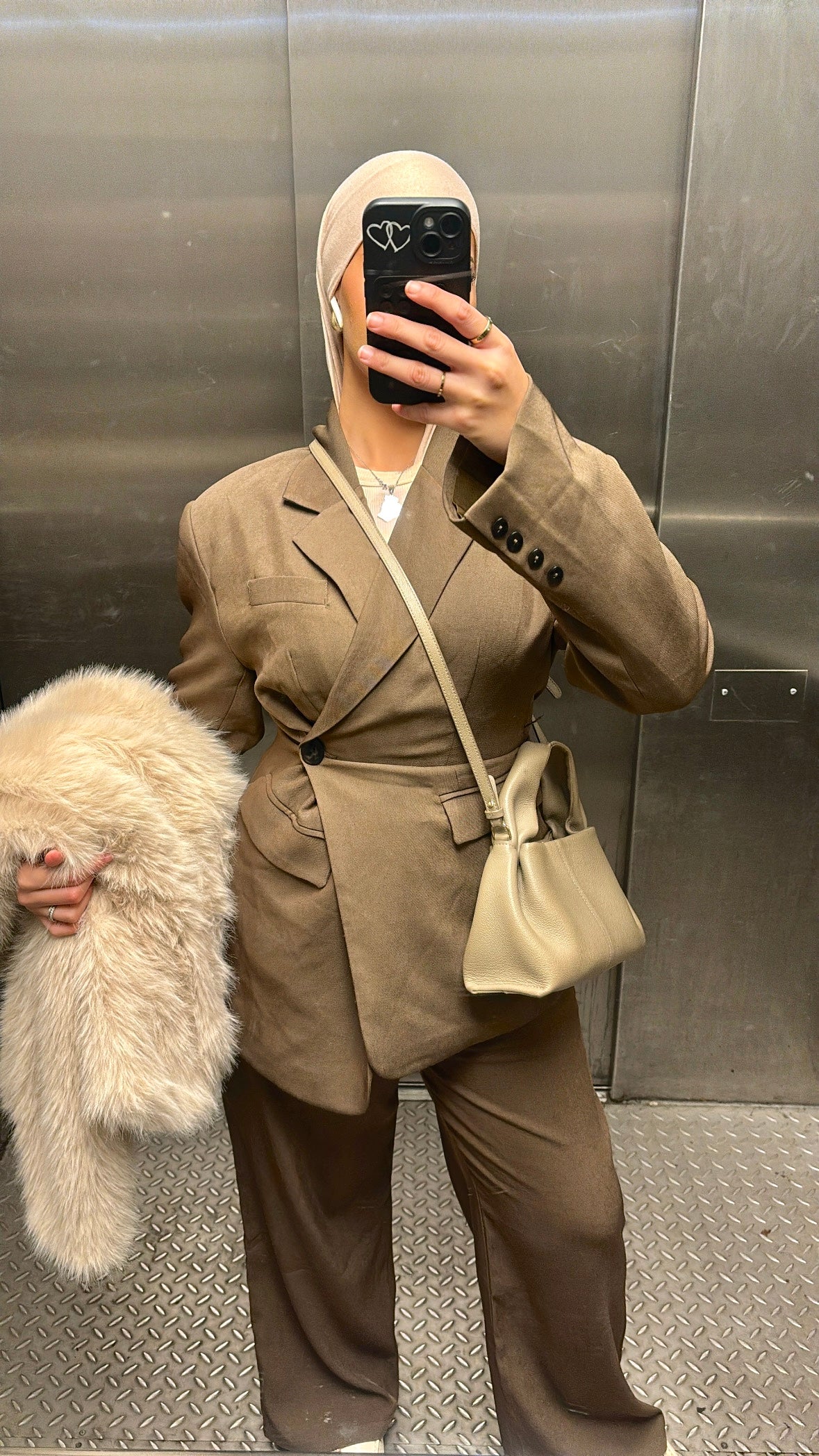 Blazer ajusté | Marron