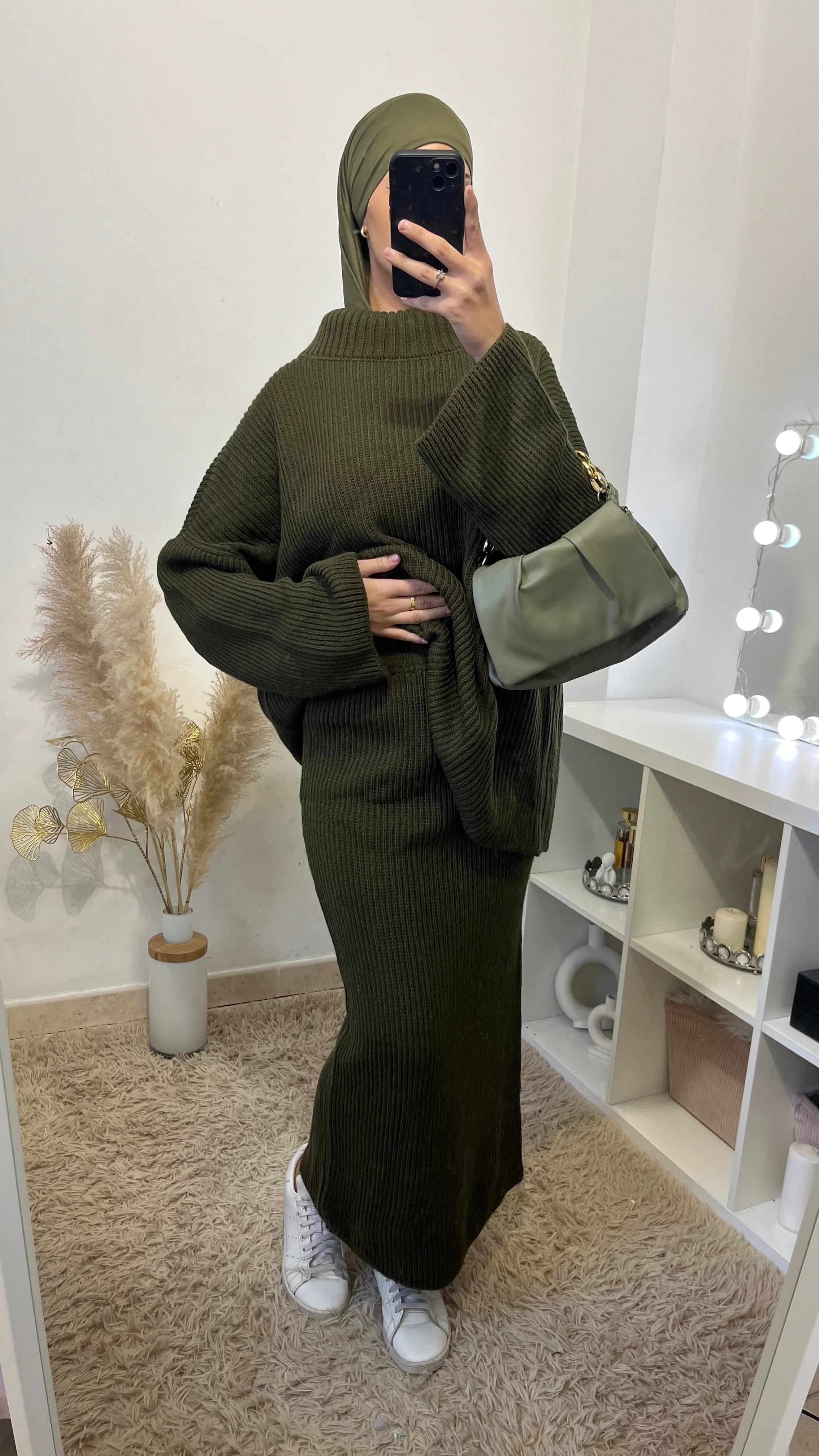 Ensemble jupe maille