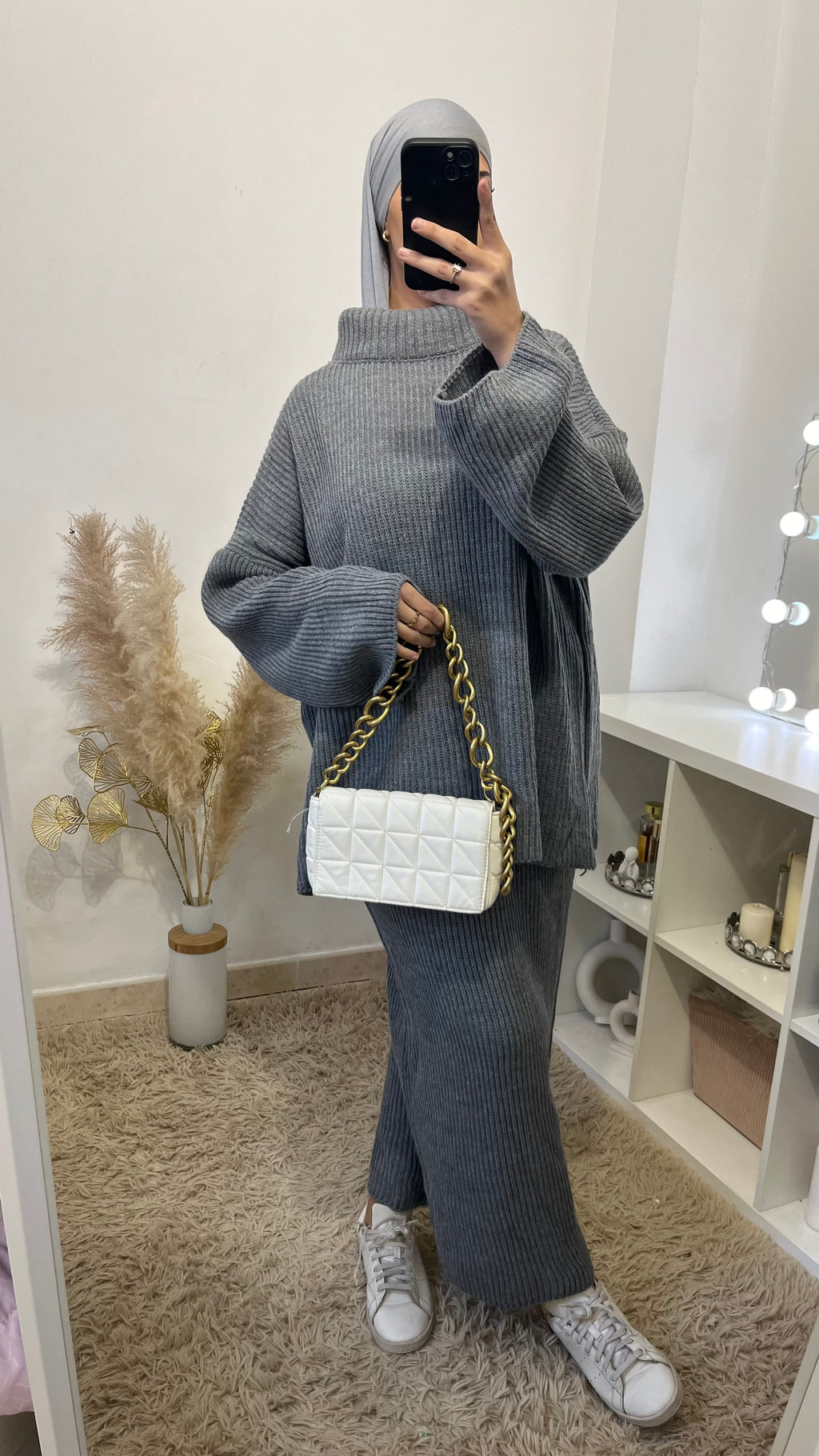 Ensemble jupe maille