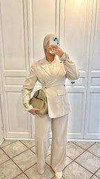Blazer ajusté | Beige