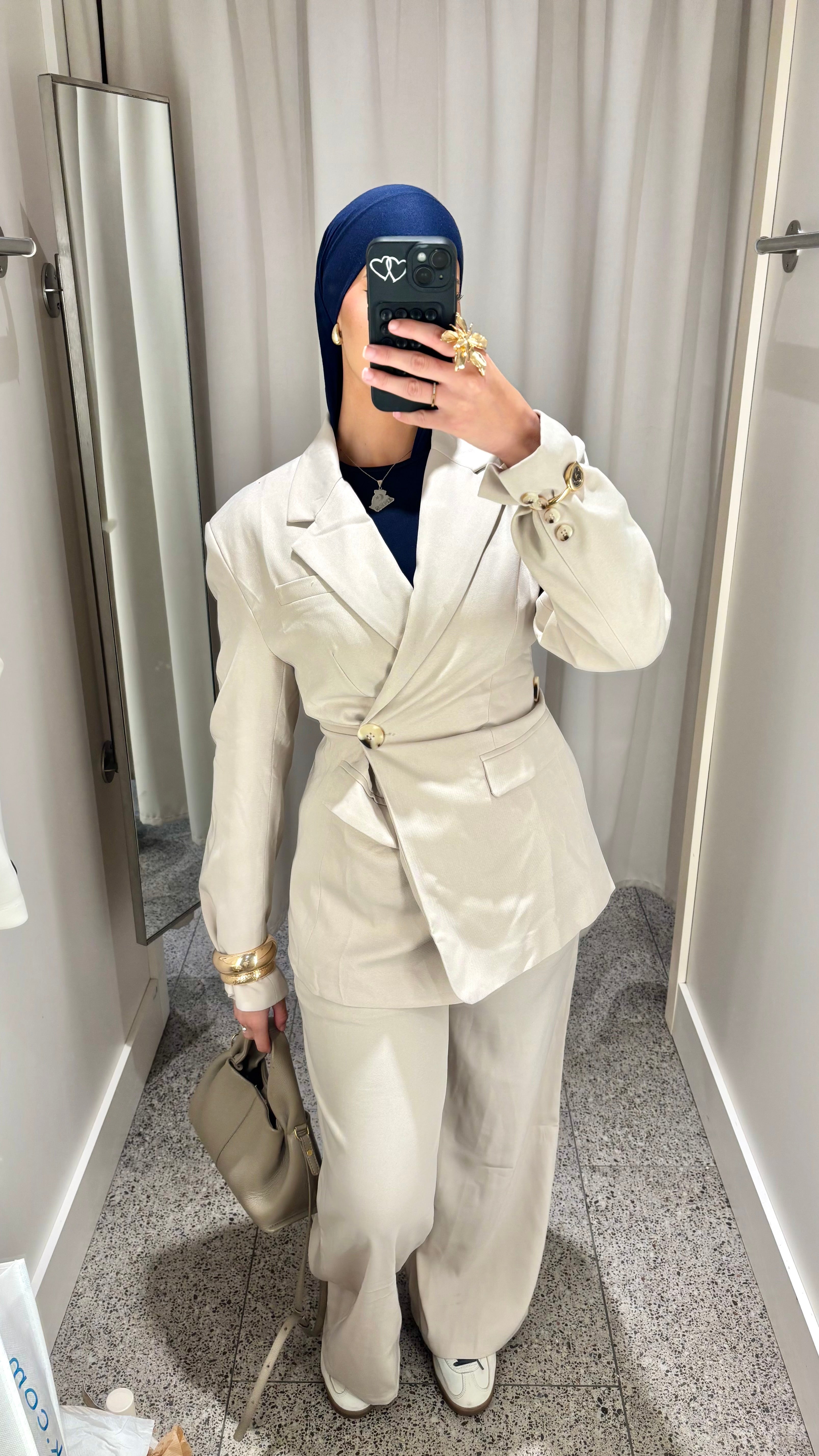 Blazer ajusté | Beige