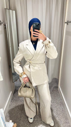 Blazer ajusté | Beige