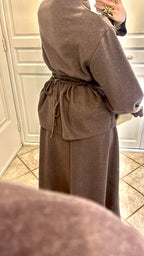 ENSEMBLE JUPE SYLIA | marron