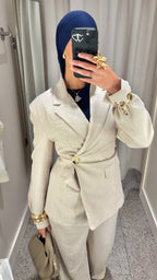 Blazer ajusté | Beige