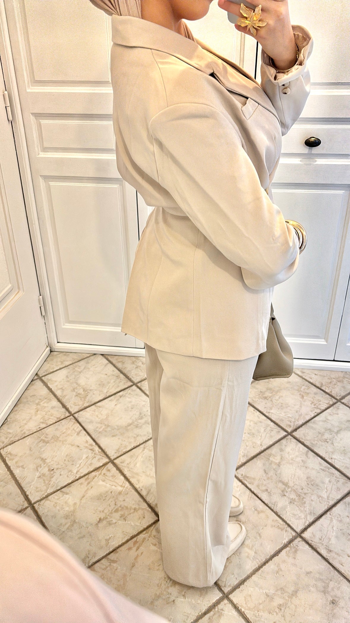 Blazer ajusté | Beige