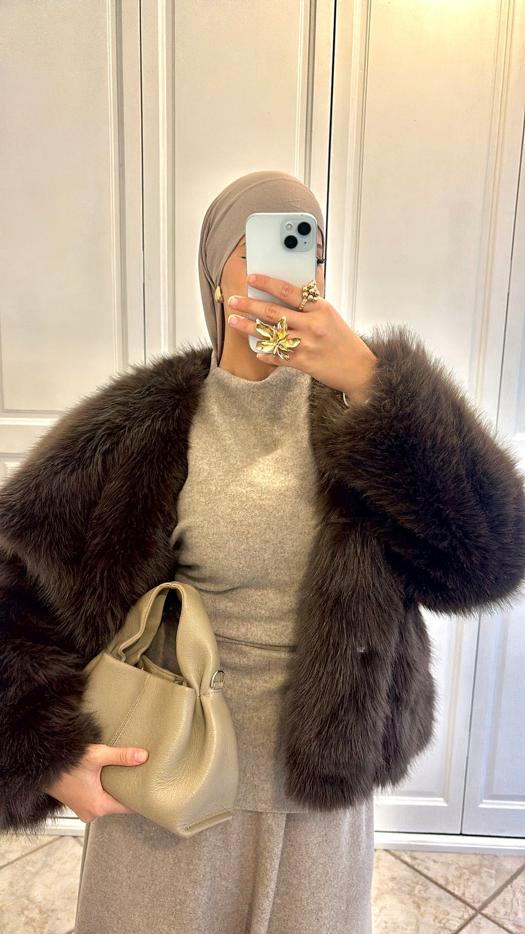 ENSEMBLE JUPE SYLIA | Taupe