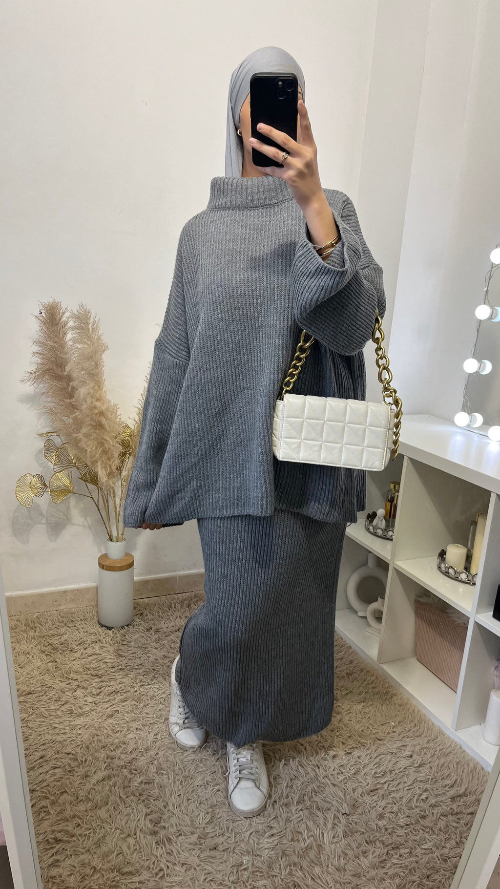 Ensemble jupe maille