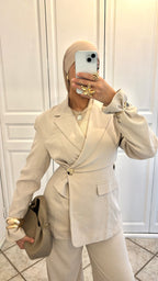 Blazer ajusté | Beige