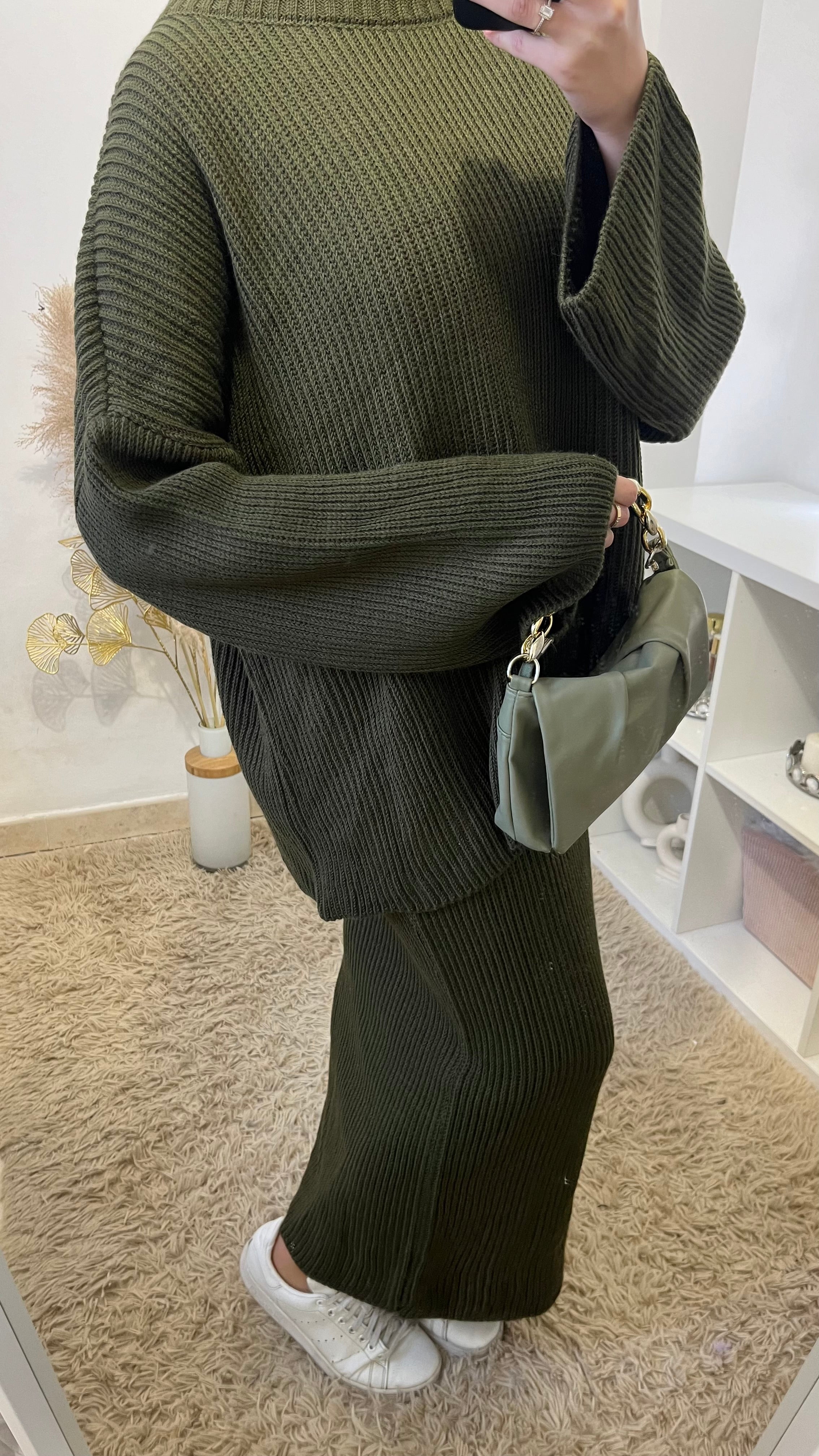 Ensemble jupe maille